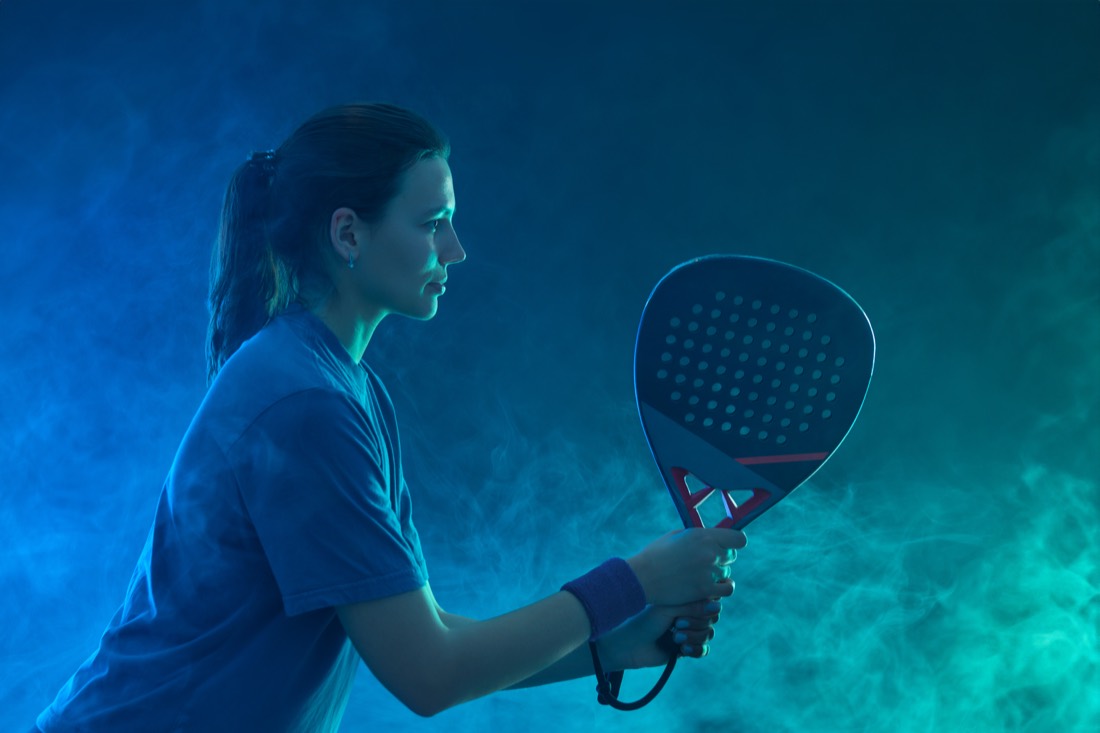 Treino de padel
