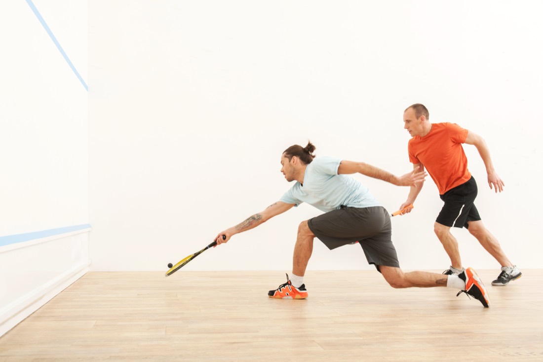 Treino de squash